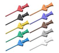 Katnetoly P5003 10 Pz SMD IC Test Gancio Clip Mini Grabber per Jumper Wire DIY Breadboard Oscilloscopio Analizzatore Logico