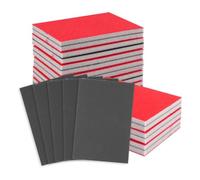 Katnetoly Pad di Levigatura Professionale, Set di Spugne di Levigatura A 24 Pezzi, 180-3000 Carta Sabbia A Secco A Grana, Spugna di Levigatura In Legno Flessibile