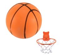 Katnetoly Palla da Basket Silenziosa per Bambini, con Racchetta Silenziosa, per Allenamento A Casa, Palla Silenziosa