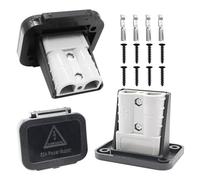 Katnetoly Pannello di Montaggio Connettore di Connessione/Sconnessione Rapida Batteria da 50 A con Copertura per Auto, Biciclette, Verricelli ATV, Ascensori