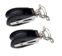 Katnetoly Pannello in Nylon in Acciaio Inossidabile per, Caricamento Singolo, Paranco per Kayak, Sollevamento, Puleggia con Cuscinetto Girevole