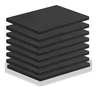 Katnetoly Pannello In Schiuma di Poliuretano, Inserto In Schiuma Tagliabile 40 X 30 X 2,5 cm per Cassetta Degli Attrezzi, Macchina Fotografica, Antiurto