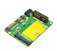 Katnetoly Parti di Ricambio Sostitutive per Scheda Adattatore Dual Msata SSD A Doppia Scheda SATA3 per PC Desktop