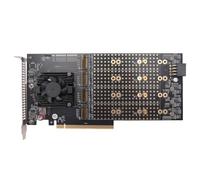 Katnetoly PCIE PCIE 3.0 A M. 2 NVME Card di Espansione A 8 Dischi, PLX 8749 Azionamento Gratuito, Scheda Principale Gratuita, A 8 Dischi M. 2 NVME Expansion Card