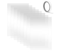 Katnetoly Pellicola Protettiva, 23 X 11 Pollici per Lente Interna Della Cabina di Sabbiatura - 8 Pezzi Copertura Lente per Cabina di Sabbiatura Abrasiva