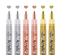 Katnetoly Pennarelli Acrilici - Pennarelli, e Rosa, Pennarelli Metallici, Set di Pennarelli Metallici un Base D'Acqua