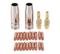 Katnetoly Per il Kit Della Torcia di Saldatura MIG MB15 15AK, Contattare la Punta 'Ugello del Diffusore Della Torcia di Saldatura MIG Kit Accessori Parti Della Torcia di Saldatura 0.8 Mm.
