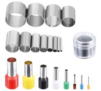 Katnetoly per la Conservazione Inclusa 20 Pezzi di Tagliapasta Circolari In Argilla, Utensile per Modellare Forme In Ceramica per Creare Indentazioni.