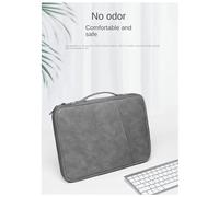 Katnetoly per Laptop Impermeabile per Tablet da 14-15 Pollici Borsa per Laptop Portatile Grigio Scuro