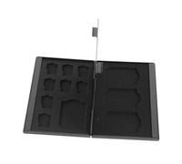 Katnetoly per Schede di Memoria Portatile Antistatica, Mini Scatola di Immagazzinaggio con Slot per 4 Schede SD e 8 Schede di Memoria TF