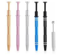 Katnetoly Per Strumenti per Gioielli con 4 Punte, Set di 6 Pezzi di Strumenti In Acciaio Inossidabile per Afferrare Palline da Piercing, per Raccogliere Gioielli.