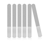 Katnetoly per Unghie nel Acciaio Inossidabile da 6 Pezzi per Unghie Diamantata un Doppia Faccia per Unghie nel Metallo per Manicure per Famiglia e Viaggi