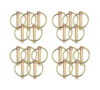 Katnetoly Perno di Disconnessione Lynch 3/16", 20 Pezzi per Trattori Agricoli, Rimorchi, Camion, Tosaerba, Barche, Kayak, Clip per Perno Lynch.