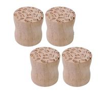 Katnetoly Pesi Modello Pesi Rotondi in Legno per Sartoria, Campioni di Pesi da Cucito, Pesi da Taglio per Accessori da Cucito A