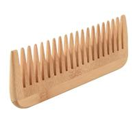 Katnetoly Pettine nel Legno Massello Spesso Pettine un Denti Larghi Pettine per Lo Styling Portatile Pettine Antistatico per Capelli Pettine per Parrucchieri Maniglie