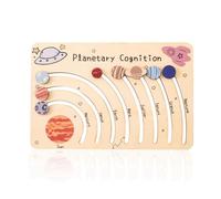 Katnetoly Piastra di Cognizione in Legno Sfera Mobile Piastra di Gioco Interattiva in Legno, Giocattoli Interattivi per Imparare, Facile da Usare e Durevole