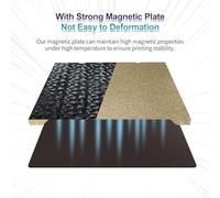 Katnetoly Piastra di Stampa Liscia in PEO Texture+PEI, Piastra di Stampa in Acciaio A Molla PEO PEI Come Mostrato, Acciaio per K1/ 5 S1.