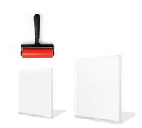 Katnetoly Piastra per Stampa Gel con Pennello - Piastra Riutilizzabile per Monoprinting, Timbri e Arte Testurizzata, per Principianti, (5x7 Pollici + 8x10 Pollici)