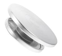 Katnetoly Piattaforma Girevole in Ceramica Utensili per Piatto Girevole in Ceramica per Supporto per Torta Supporto per Torta Girevole in Alluminio Bicchieri di Carta Rotanti 20 cm