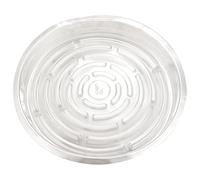 Katnetoly Piattini per Piante, 10 Confezioni da 30 Cm (12 Pollici), Vassoi Raccogli Trasparenti per Vasi da Fiori per Piante da Interno e da Esterno Giardino Trasparente