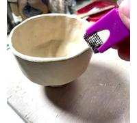 Katnetoly Piccola Arpa Levigatrice - Piccola Surform, Arpa Levigatrice, Strumento per Ceramica, Blocco Levigatore per, Piccoli Utensili per Ceramica di Superficie