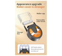 Katnetoly Piccolo Rullo Pennello, Strumento per Riparare Pareti Bianche, Kit per Riparare Pittura per Pareti, Piccolo Kit per Riparare Cartongesso.