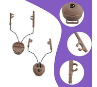 Katnetoly Pickup per Cuffie Staffa per Guida Padiglioni Auricolari Regolabili Multi-Angolo Staffa Fissa Accessori per Colore Fango