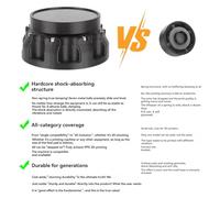 Katnetoly Piedini Antiscivolo Assorbenti per Stampante 3D Aggiornati - Set Universale da 4 Pezzi Resistente all'Usura con Protezione e Assorbimento Migliorati