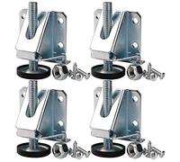 Katnetoly Piedini Livellamento Livellatrici per Mobili per Uso Pesante Livellatori per Gambe Regolabili da Tavolo con Controdadi per Mobili,Tavolo, Armadi, Banco da,Scaffali e Altro