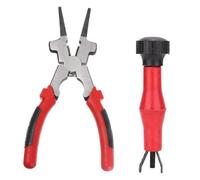 Katnetoly Pinza per Saldatura MIG Pinza per Saldatura MIG In Acciaio al Carbonio da 8 Pollici con Manico Isolato, Pulitore per Ugello Mig