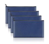 Katnetoly Pocket di Denaro con Tasca per Banca Sicura con Cerniera per Monete, Bollette, Assegni, Cosmetici, Strumenti B