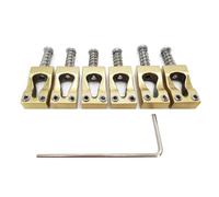 Katnetoly Ponte A per Chitarra Elettrica da 10,8mm Ponte In Ponte Vibrato Ponte A 6 Corde Rialzo per Chitarra Rialzo In Rame per Chitarra Elettrica