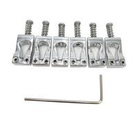 Katnetoly Ponte Chitarra Elettrica 10.8mm In per Chitarra Ponticello A Vibrazione del Ponte In Selletta del Ponte In Selletta del Ponte Vibrato Chitarra Selletta In Argent