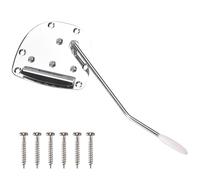 Katnetoly Ponte per Chitarra Vibrato In Acciaio Inossidabile Jazz Tremolo Tailpiece