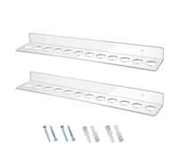Katnetoly Porta A Taglio A Parete A Parete A Parete da 12 Slot Acrilica - Rack -15.75 "Organizzatore di Stoccaggio di Shear 0,12" da 0,12 "