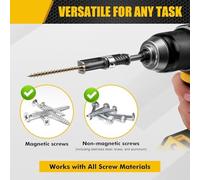 Katnetoly Porta A Vite Caricatore di Cacciavite Anti-Dropiver (2 Pezzi), Supporto per Bit Funzionamento Singolo per Elettricisti