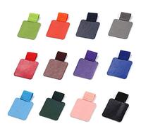 Katnetoly Porta Confezione 12 Penne, Portamatite Autoadesivo Matita Passante per Quaderni, Diari, Calendari (Colore Foto)