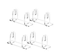 Katnetoly Porta del Display per Ventole Pieghevole Acrilico 4 Pezzi Porta della Ventola Trasparente per Ventole Giapponesi/Cinesi A Mano Pieghevole