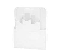 Katnetoly Porta File Magnetico Da 3 Pacchi, Tasca Portaoggetti per Frigorifero di Dimensioni per Lavagna Bianca, Ufficio, Frigorifero, Armadietto (L,)