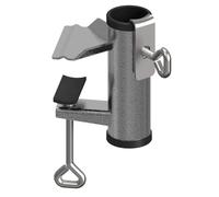 Katnetoly Porta Ombrellone, Morsetto per Ombrellone, Morsetto per Ombrellone, Morsetto per Ombrellone da Balcone, Portaombrellone Nero+Grigio