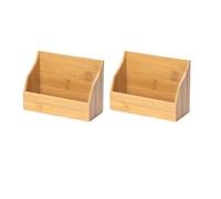 Katnetoly Porta Schede In Legno 2 PCS 4x6 Supporto per Esposizione Scatola per Biglietti da Visita Organizzatore per Biglietti da Visita per Cartoline