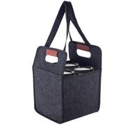 Katnetoly Portabicchieri con Manico, Portabicchieri Riutilizzabile DrinkCaddy Isolato per Auto per Viaggi e Consegne, 4 Tazze