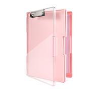 Katnetoly Portablocco A4 con Scomparto Portaoggetti, Cartella Portablocco per Allattamento, Apertura Laterale, Portablocco Portatile per Scrittura