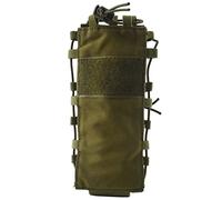 Katnetoly Portabottiglie Tattico Borraccia Sacchetto Nylon Molle Portabottiglia Durevole per Ciclismo Running Sport all'Aria Aperta - Verde