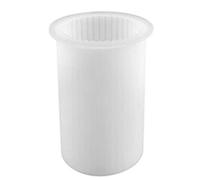 Katnetoly Portacandele DIY per Realizzare Stampi per Candele per Aromaterapia Stampo in Silicone Fatto A Mano per Candele [Piccolo] Stampo per Candele Cilindriche A Strisce