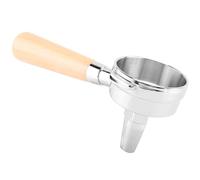 Katnetoly Portafiltro da Tè con Manico nel Legno e Tuta da 58 Mm per Macchina da Caffè/Portafiltro da Tè/Design per Bustine di Tè e Tè