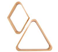 Katnetoly Portapalle da Biliardo nel Legno Portapacchi da Biliardo Un 8 Palline con Triplo Angolo e Portapane da Biliardo Un Forma Diamante Un 9 Palline per Tavolo da Biliardo da Biliardo