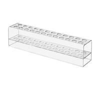 Katnetoly Portapenne In Acrilico, Espositore per Penna A 24 Slot Portapenne Trasparente Espositore per Matita Supporto per Penna per Sopracciglia Portapenne Artistico