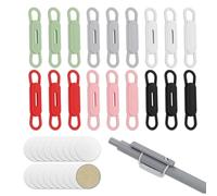 Katnetoly Portapenne Magnetico da 18 Pezzi, Portapenne Magnetico In Silicone Regolabile e Organizer per Penna con Toppe In Acciaio Inossidabile Durevole e Facile da Usare