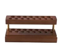 Katnetoly Portapenne Multifunzione In Legno Poroso Portapenne Multifunzione Portaspazzolino Colore Noce